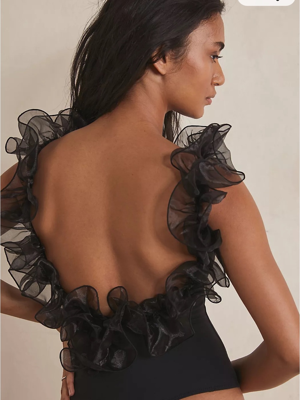 Intimately Free People Black Haute Wired Women's Bodysuit Sz. S - Picture 4 of 4